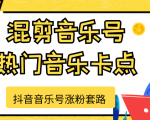 抖音音乐号涨粉套路，音乐号涨粉之混剪音乐号【热门音乐卡点】-第一资源库