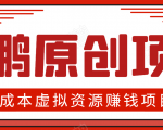 高鹏圈半自动化出单，月入2万零成本虚拟产品项目【附资料】-第一资源库