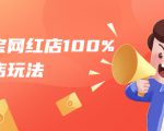 淘宝网红店100%起店玩法:稳定月利润在5000块左右,轻松一人可操作多店-第一资源库
