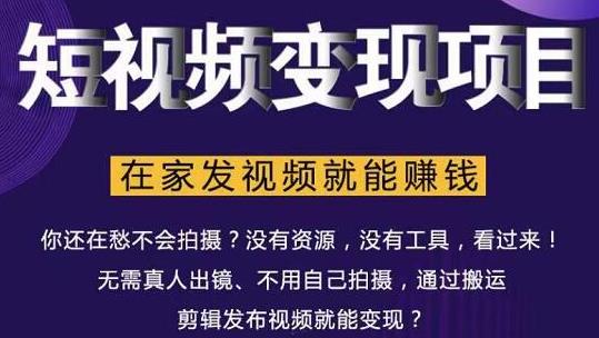 在家也能操作的短视频赚钱项目,无需真人,不用拍摄,纯搬运月入2到5万-第一资源库