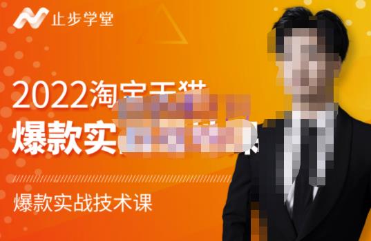 止步学堂·2022淘宝天猫爆款打造系列课-比克,爆款实战落地教程价值1980元-第一资源库