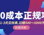 宇晨闲鱼无货源，十几节课程丰富讲诉闲鱼卖货技巧，价值6980-第一资源库