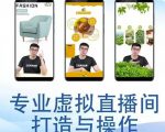 个人虚拟直播间的搭建与操作，专业虚拟直播间的打造与操作-第一资源库
