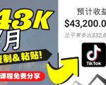 2022抖音国际版Tiktok赚钱项目:每天上传一个视频就轻松月入$43200-第一资源库