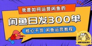 我是如何在闲鱼卖手机的,日发300单的秘诀是什么?【揭秘】-第一资源库