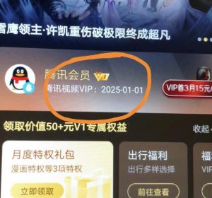 外面收费88撸腾讯会员2年,号称百分百成功,具体自测【操作教程】-第一资源库