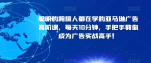 聪明的跨境人都在学的亚马逊广告高阶课,每天10分钟,手把手教你成为广告实战高手!-第一资源库