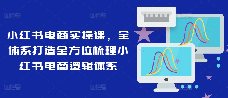 小红书电商实操课，全体系打造全方位梳理小红书电商逻辑体系-第一资源库
