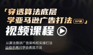 穿透算法底层,学亚马逊广告打法SP篇,从算法侧讲广告架构和实操打法,让你不再只学会表层方法-第一资源库