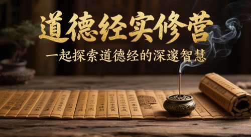 道德经实修营,一起探索道德经的深邃智慧-第一资源库