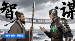 扣子工作流一键生成沉浸式历史故事,一天工作量,3分钟搞定-第一资源库