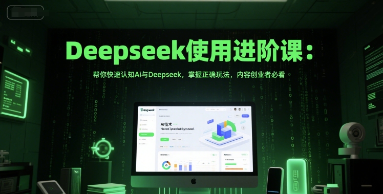 Deepseek使用进阶课：帮你快速认知Ai与Deepseek，掌握正确玩法，内容创业者必看-第一资源库
