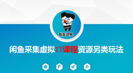 闲鱼采集虚拟IT课程资源另类玩法,干货满满-第一资源库