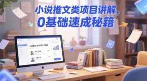 小说推文类项目讲解,0 基础速成秘籍-第一资源库