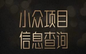 小众蓝海项目情感查询，女粉暴力掘金，轻松日入500+【揭秘】-第一资源库