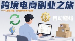 跨境电商副业之旅，一个人的亚马逊，打造自动賺钱小生意-第一资源库