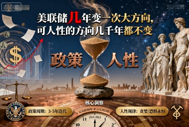 付费文章：美联储几年变一次大方向，可人性的方向几千年都不变-第一资源库