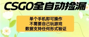 自动挂G捡漏,不用自己挂G不用玩游戏,一个手机即可操作,新手小白轻松月入1W+【揭秘】-第一资源库