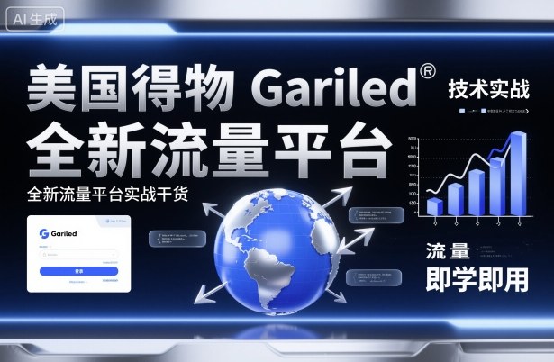 美国得物Gariled技术实战,全新流量平台实战干货,即学即用-第一资源库