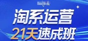 淘系运营21天速成班(更新25年10月),0基础轻松搞定淘系运营,不做假把式-第一资源库