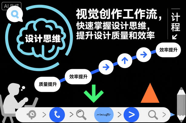 视觉创作工作流，快速掌握设计思维，提升设计质量和效率-第一资源库