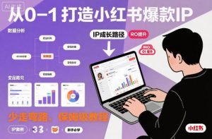 从0-1如何打造一个小红书爆款IP，少走弯路，保姆级教程-第一资源库