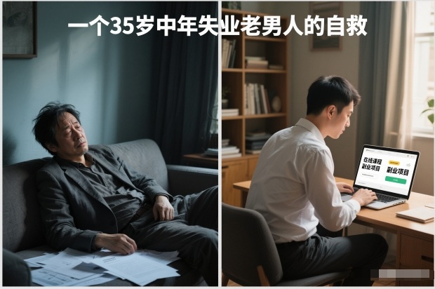 付费文章:一个35岁中年失业老男人的自救-第一资源库