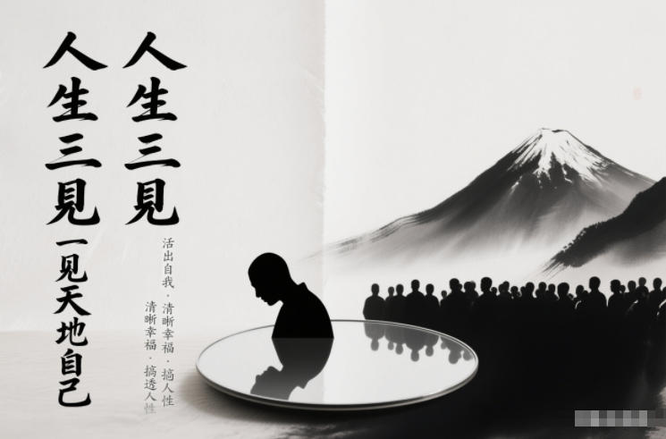 人生三见一见天地见众生见自己,活出自我拥有清晰幸福人生,搞透人性-第一资源库