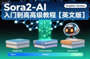 Sora2-AI入门到高级教程【英文版】-第一资源库